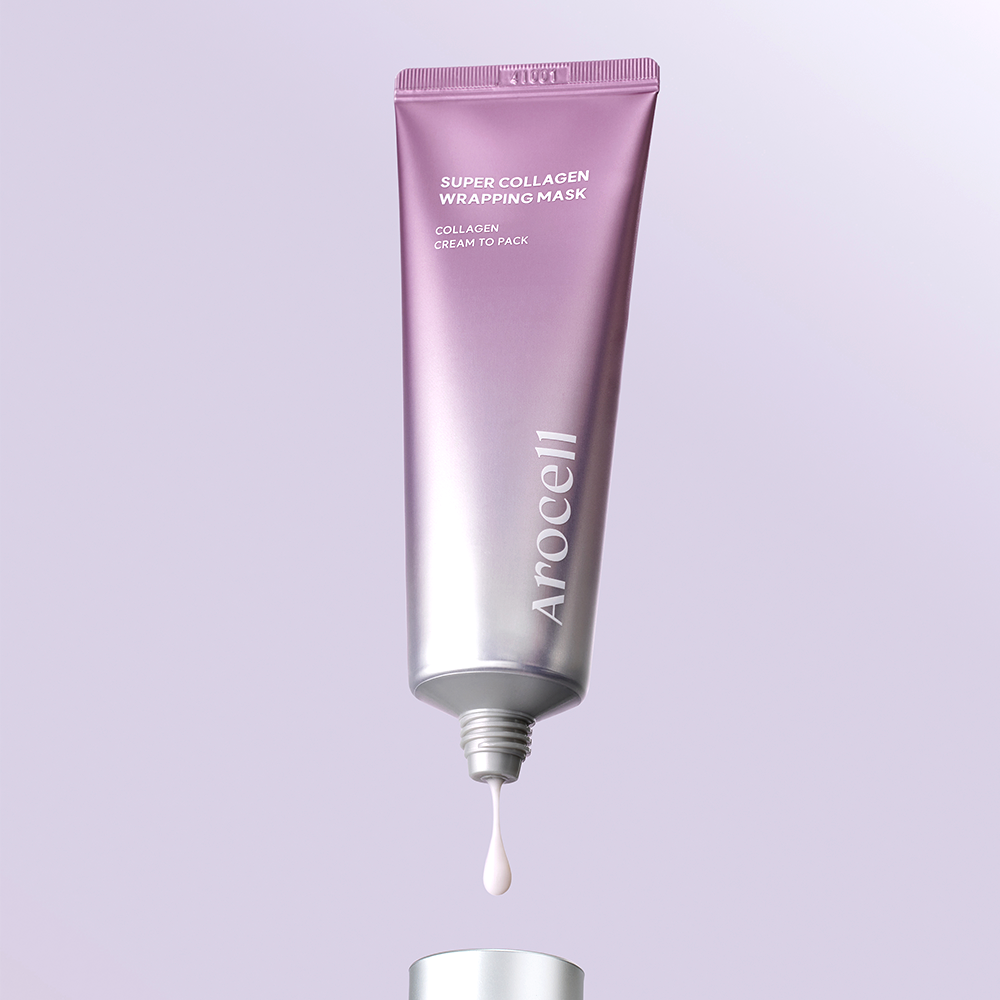 [AROCELL] Arocell Super Collagen Wrapping Maske 80ml (+ Minibürste enthalten)