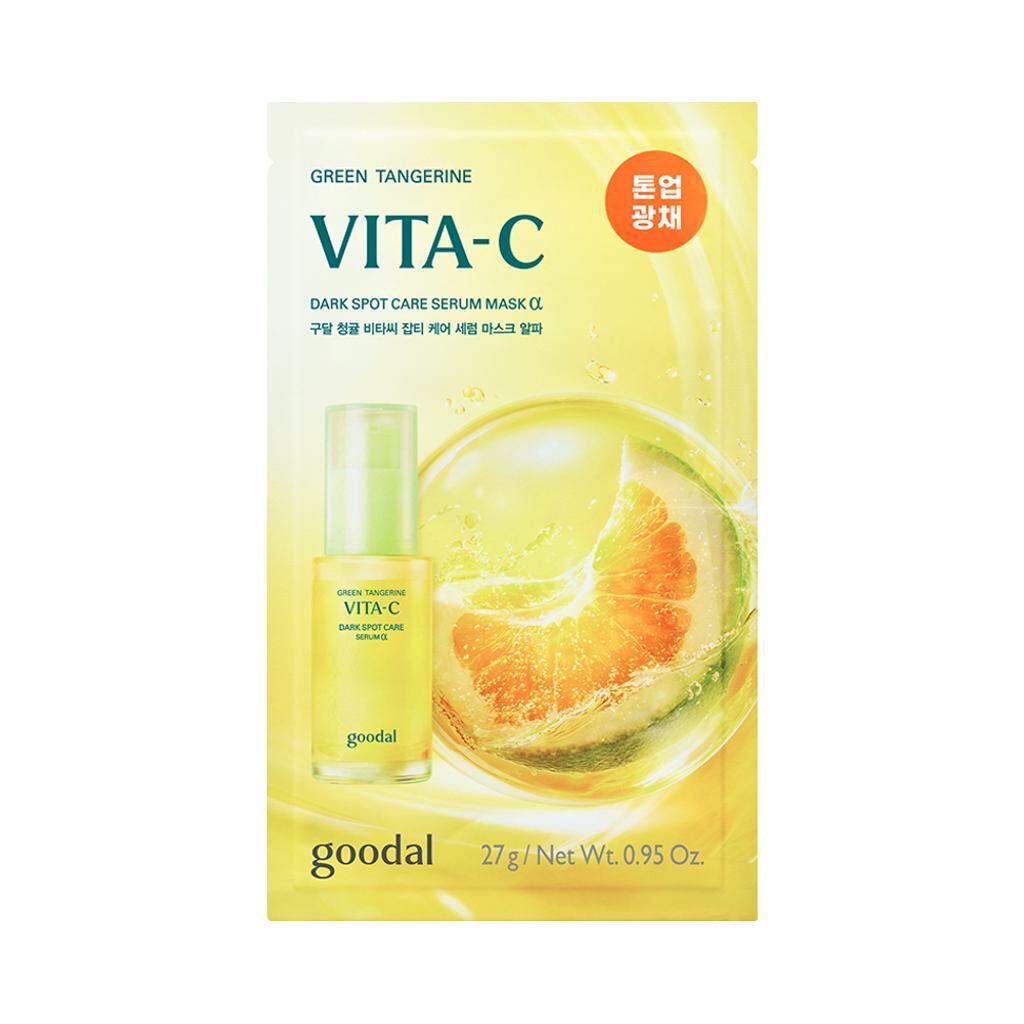 [Goodal] Goodal Green Tangerine Vita C Blemish Care Serum Mask Alpha 5 Sheet Special (+1 Sheet)