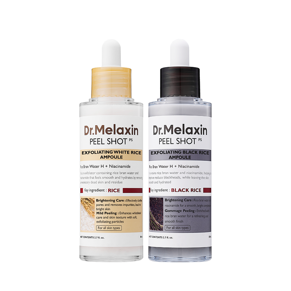 [Dr.melaxin] Dr. Melaxin Peel Shot Dead Cell Care Rice Ampoule Gommage Peeling Gel 80ml 2 types, choose 1