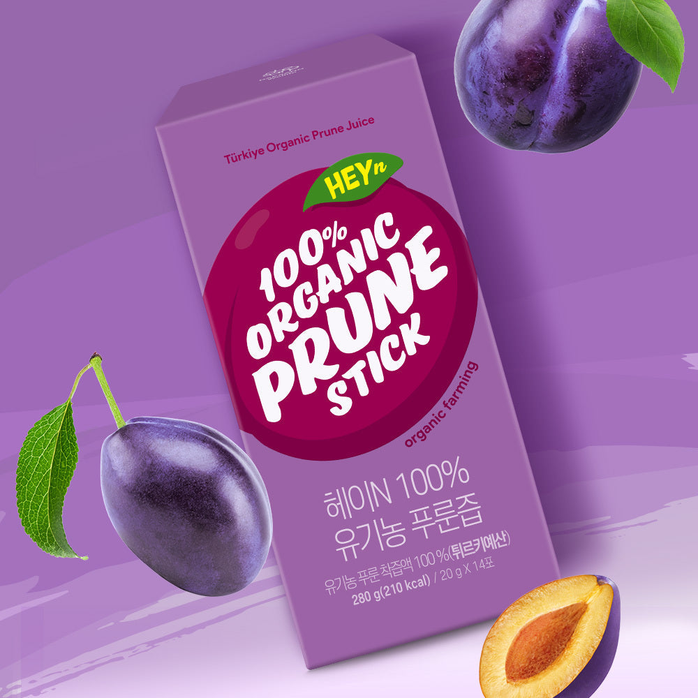 [HEYn] HeyN 100% organic prune juice 20ml 14 packets