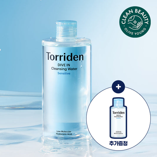 [Torriden] Toriden Dive-in Low Molecular Hyaluronic Acid Cleansing Water 400ml Special (+100ml)