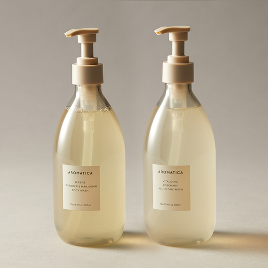 [aromatica] Aromatica Body Wash 500ml, choose 1 out of 2 types (Seren/Rosemary All-in-One)