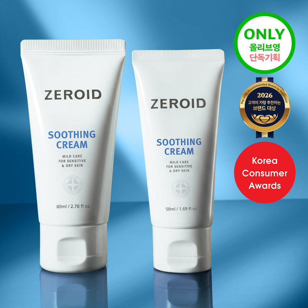 [ZEROID] Zeroid Soothing Cream 80ml Special (+50ml)