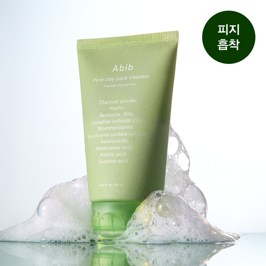 [abib] Aviv Pore Clay Pack Cleanser Houttuynia cordata Charcoal Pack to Foam 120ml