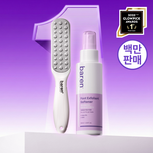 [Baren] Varen Callus Eraser Home Set (Mist 120ml + Foot File)