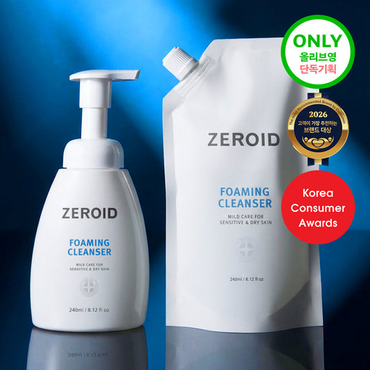 [ZEROID] Zeroid Foaming Cleanser 240ml special (+ refill 240ml)