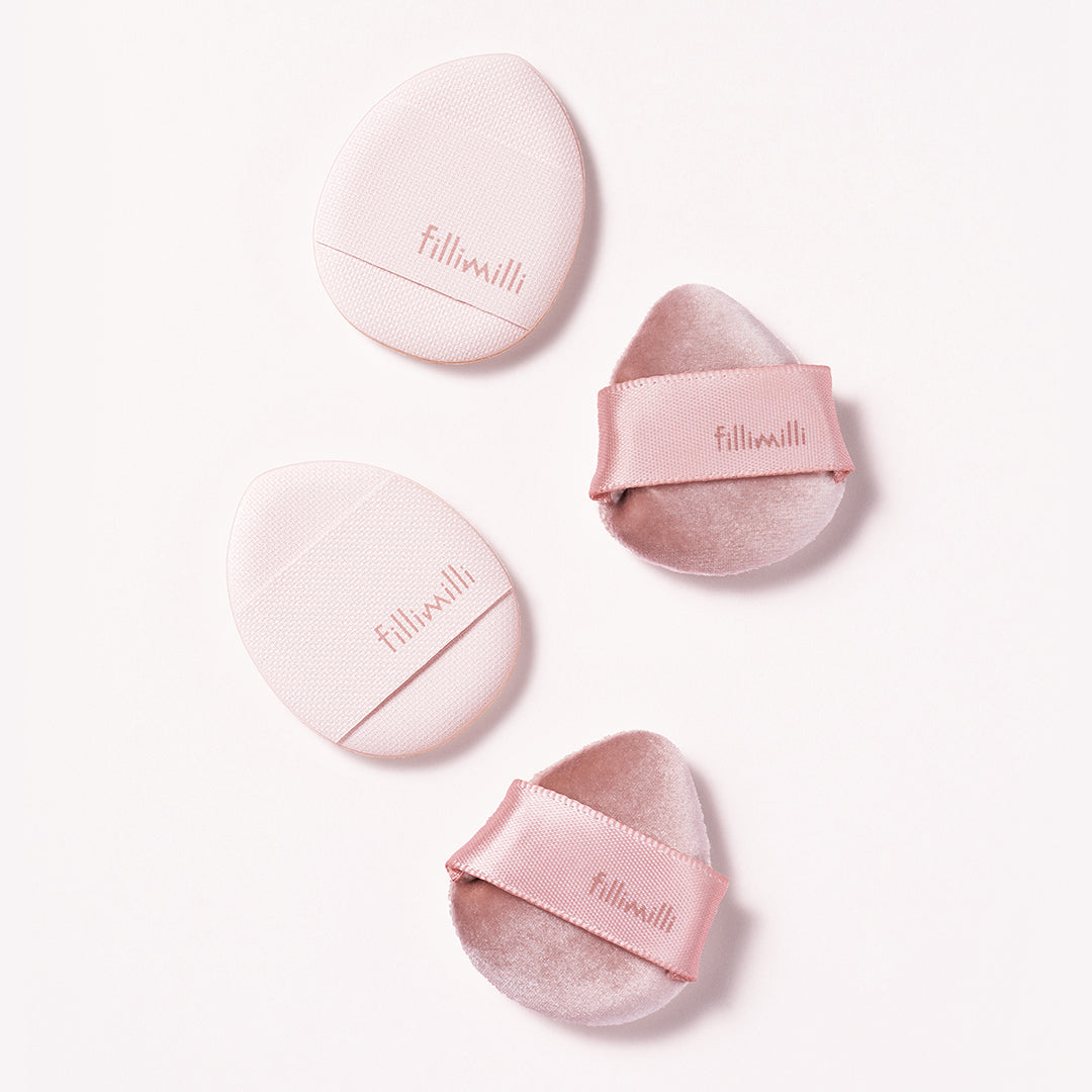 [Fillimilli] Philimilli Mini Tapping & Blush Puff 4P (+Case)