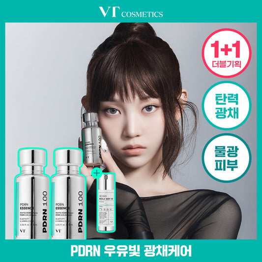[VT Cosmetics] VT PDRN Essence 100 30ml double plan (+Liddle Shot 100 10ml)