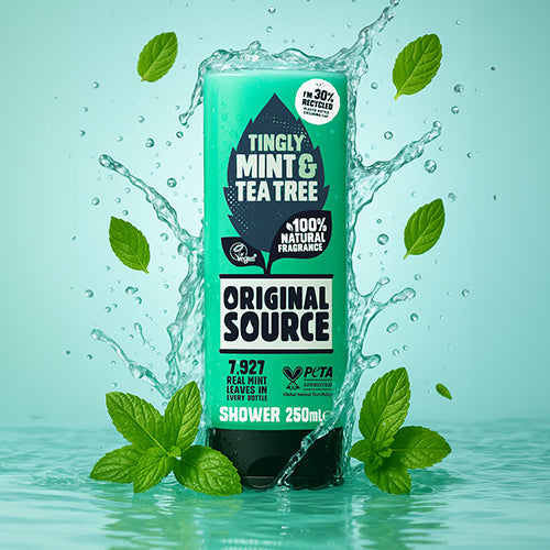 [originalsource] Original Source Shower Gel 250ml, Choose 1 of 3 (Mint Tea Tree/Lemon Tea Tree/Coconut Shea Butter)