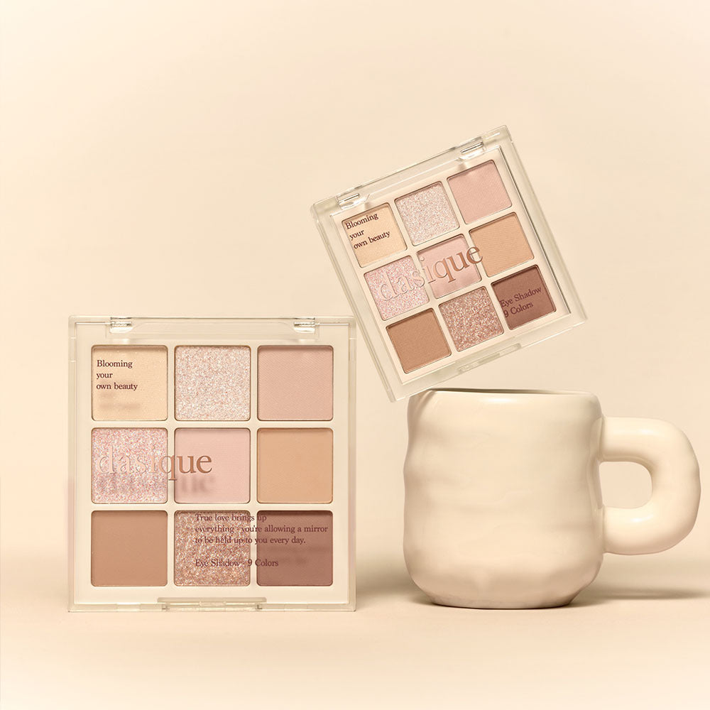 [Dasique] Daisyk mini shadow palette 2 colors (milk latte/rose milk tea)