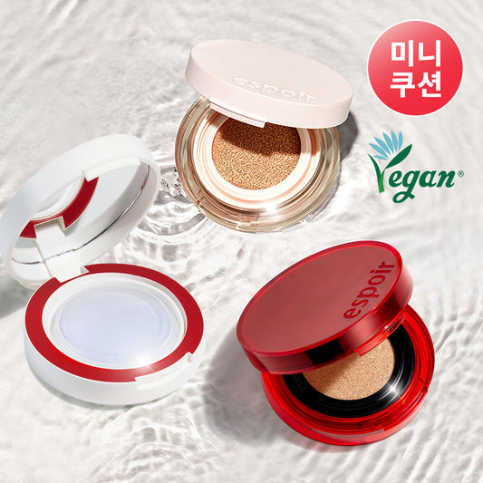 [espoir] Choose 1 of 3 types of Espoir mini cushions (Bevelvet/Bigelow/Sebum cut)