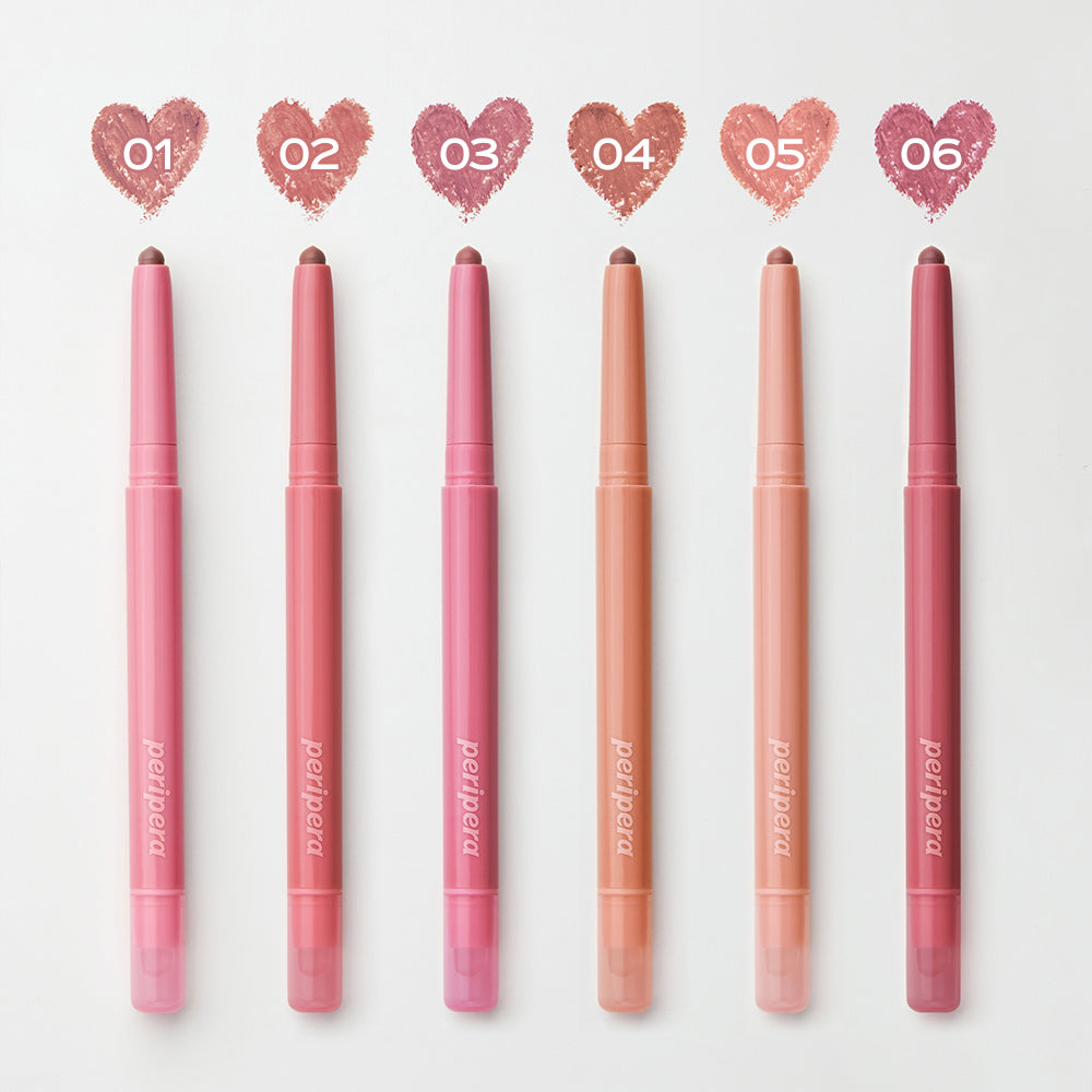 [peripera] Peripera Puppy Plumping Dew & Line Cover Lip Pencil 8 Colors