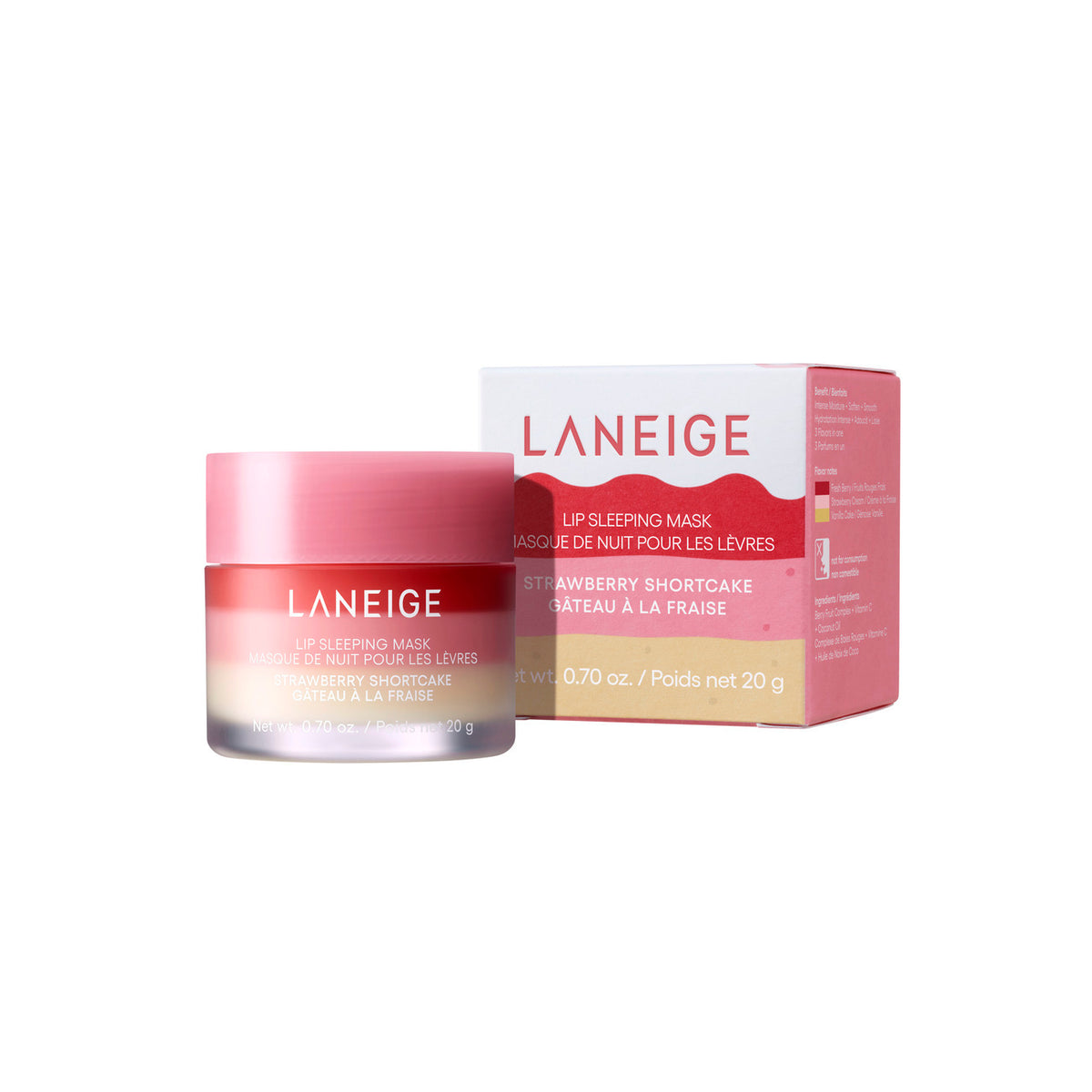 [Laneige] Lip Sleeping Mask EX Shortcake 20g