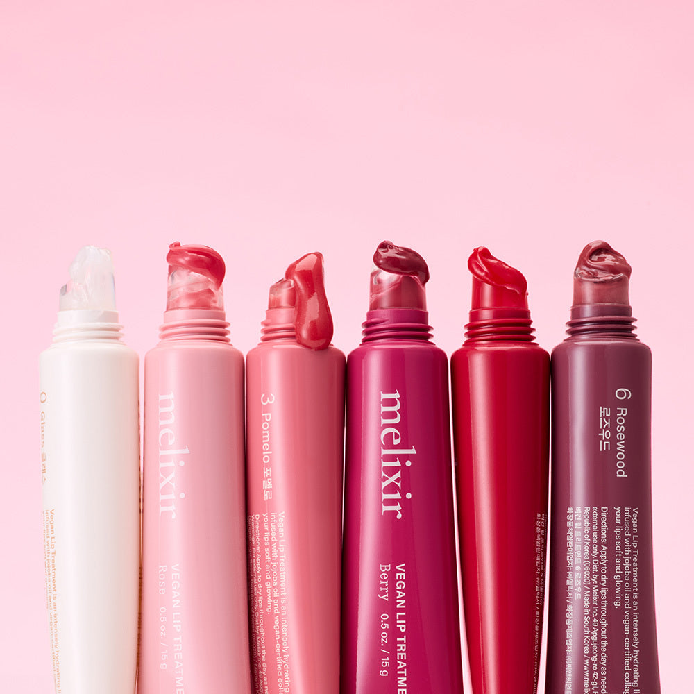 [melixir] 6 types of Melixer vegan lip treatments