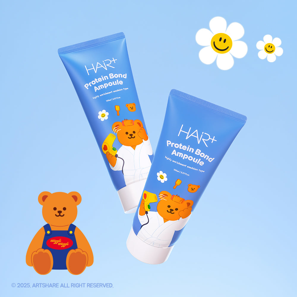 [HAIR+] Hair Plus Protein Bond Ampoule Essence 150ml Wiggle Wiggle Limited Edition (+ Pouch provided)