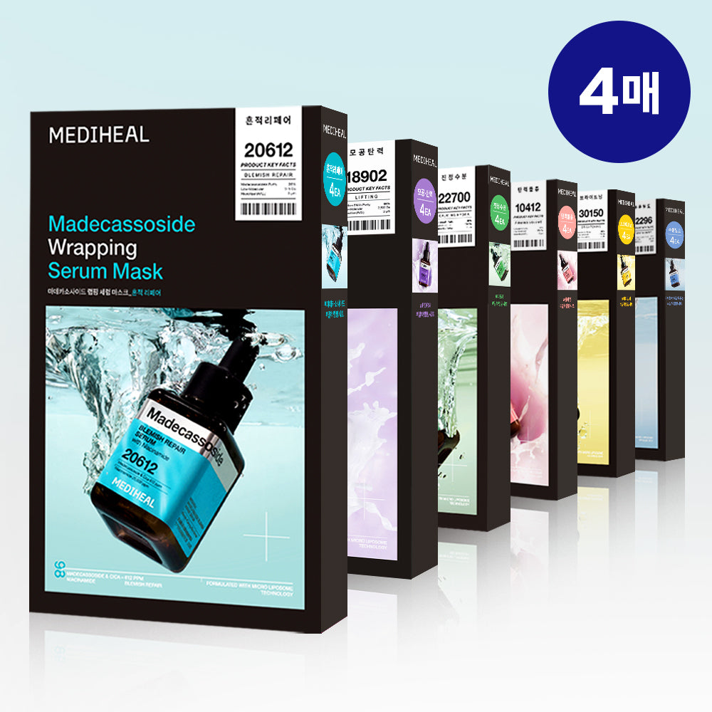 [Mediheal] Mediheal Wrapping Serum Maske 6 Arten