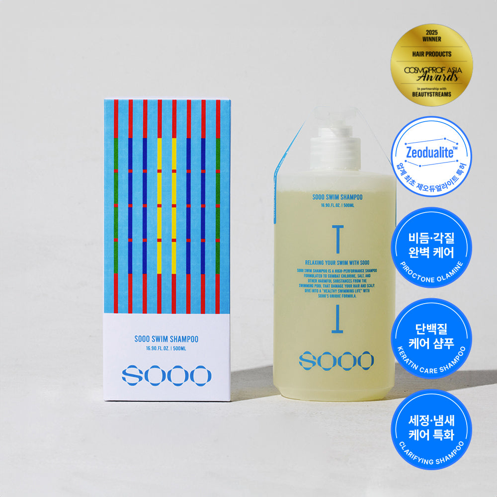 [SOOO] SOOO Swim Protein Shampoo 500ml (Scalp Nutrition Care)