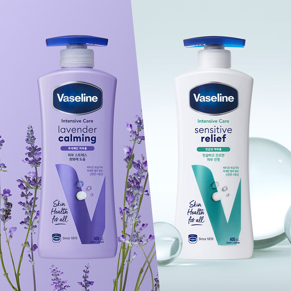 [Vaseline] Vaseline body lotion 400ml double special, choose 2 types (lavender/sensitive)