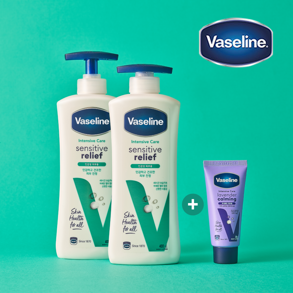 [Vaseline] Vaseline body lotion 400ml double special, choose 2 types (lavender/sensitive)