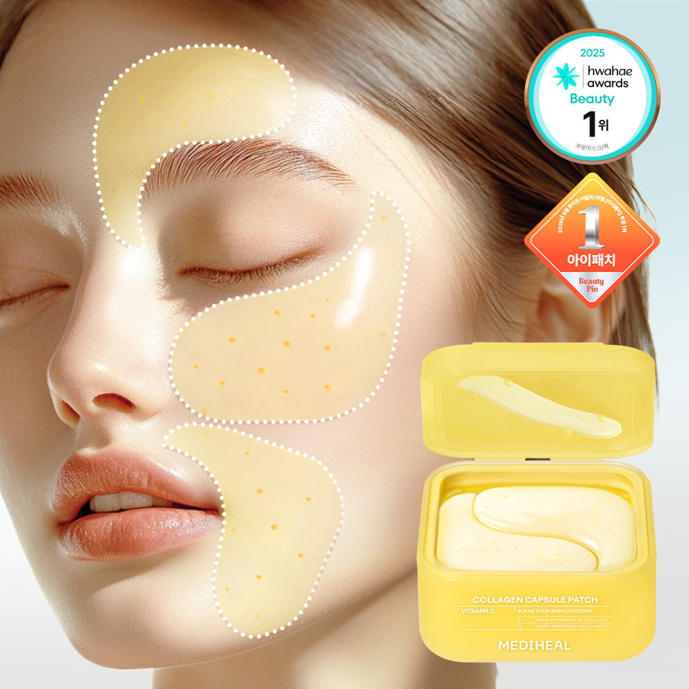 [mediheal] Mediheal Collagen Capsule Patch 60 sheets, 2 types (Retinol, Vitamin C)