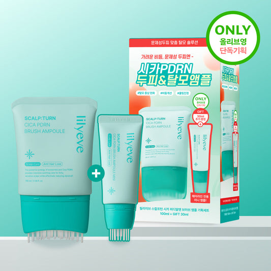 [lilyeve] Lilive Scalpton Cica PDRN Brush Ampoule 100ml 2 types, choose 1