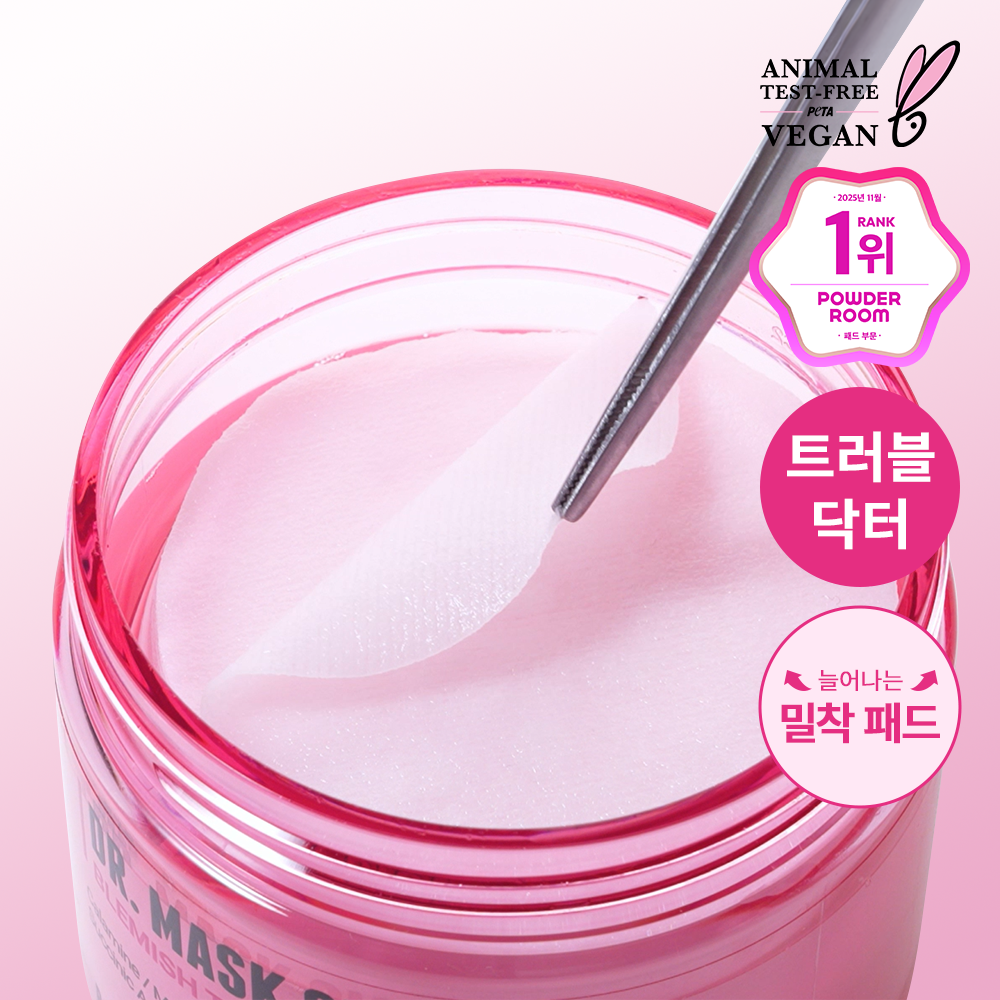 [rovectin] Rovectin Doctor Mask Cica Blemish Toner Pad 60 sheets special (+10 sheets)