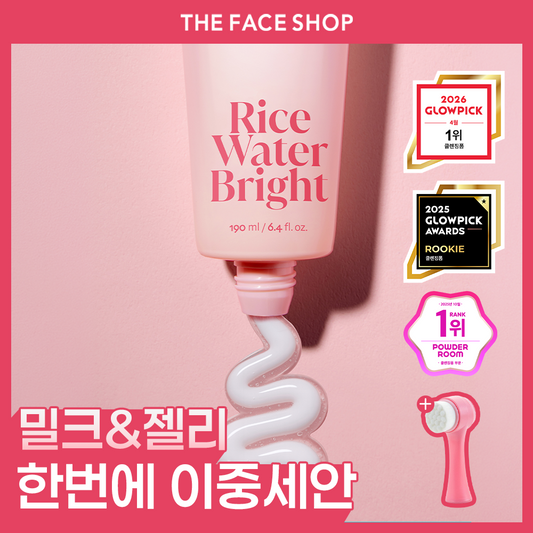 [THE FACE SHOP] Rice Water Slightly Acidic Cleansing Milk & Foam (Single Item/Special)