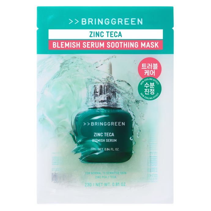 [BRING GREEN] Bring Green Zinc Teca Trouble Serum Soothing Mask 3+1 Special