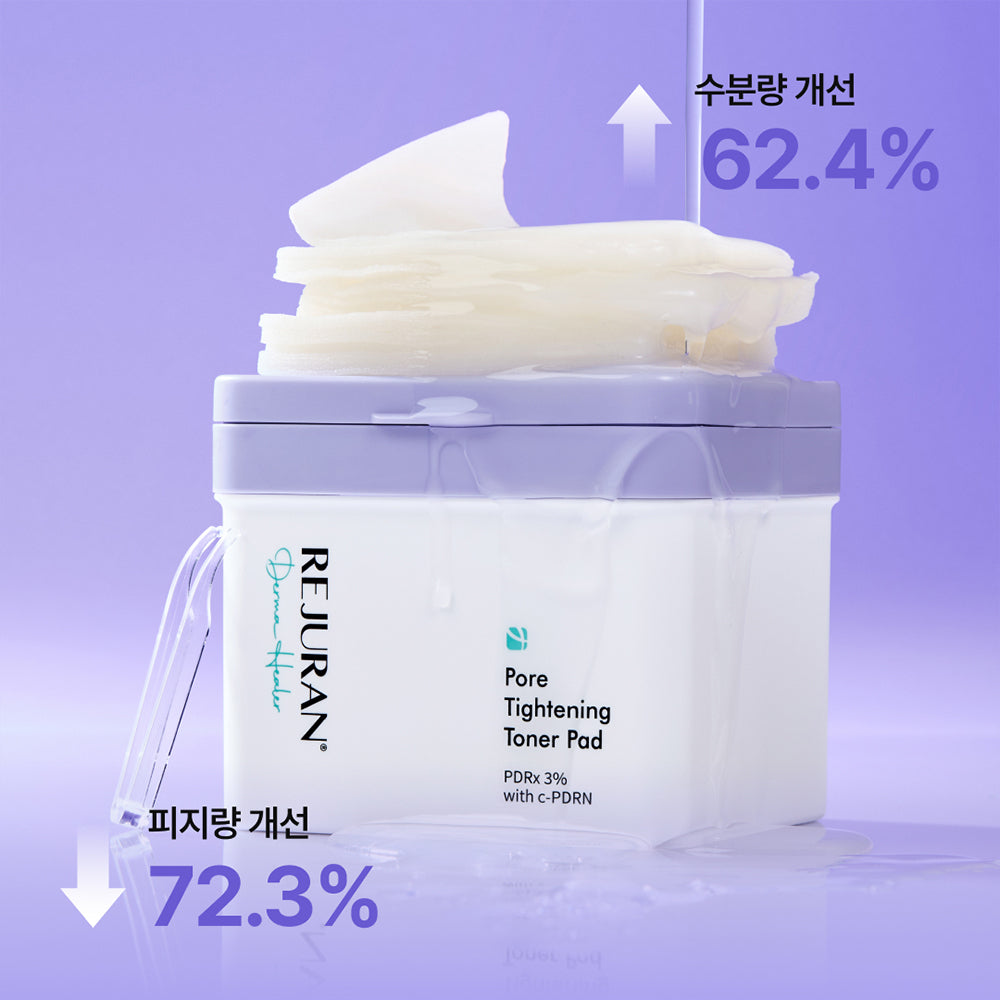 [REJURAN] Rejuran Pore Tightening Toner Pad 60 Sheets Double Limited Edition_All Young Pick