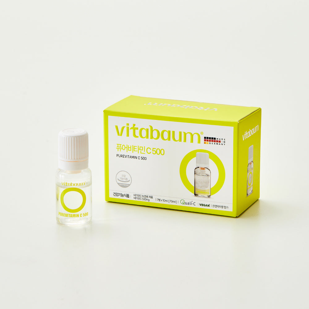 [Vitabaum] Vitabaum Pure Vitamin C 500 (7 bottles) (7-day supply)