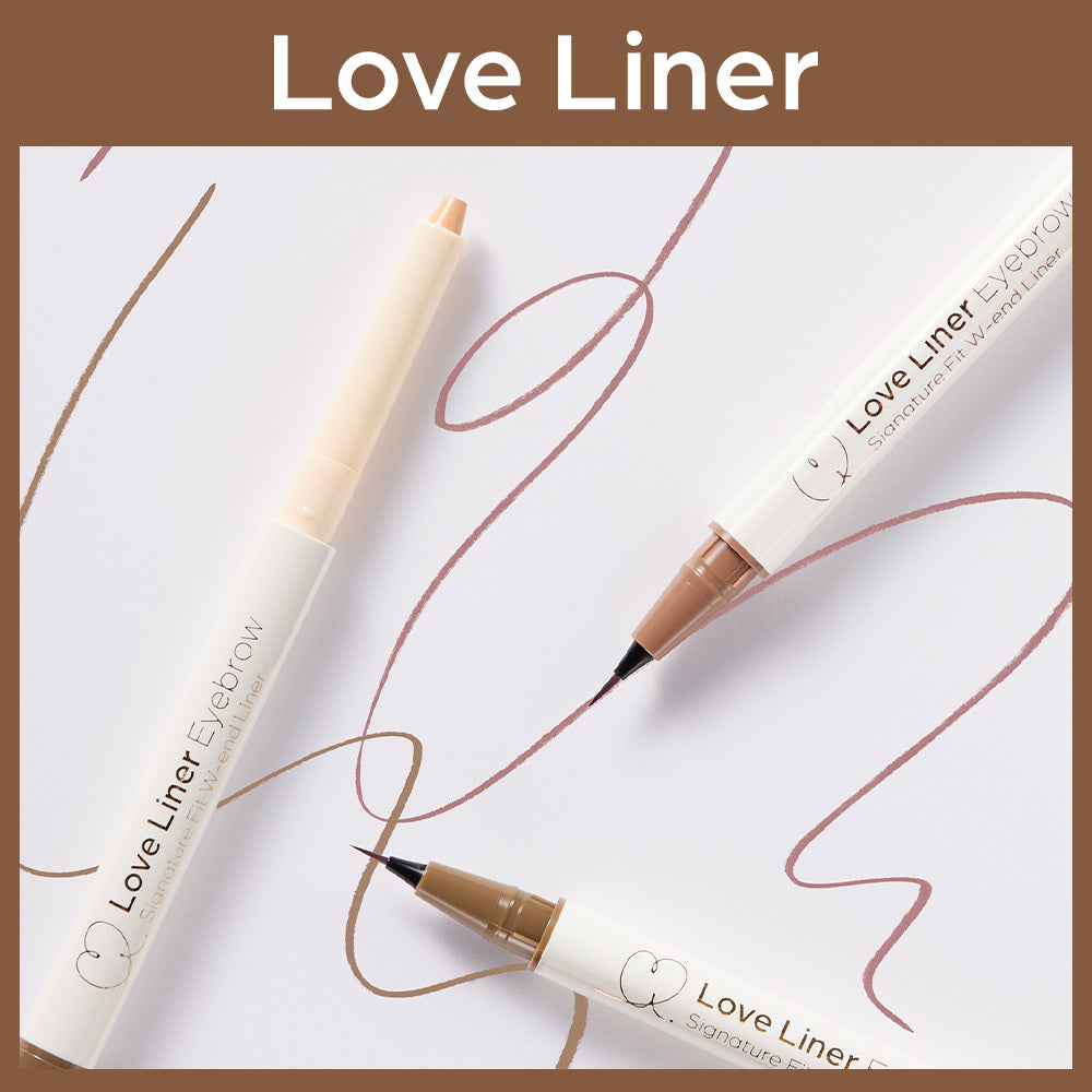 [Loveliner] Love Liner Signature Fit W End Liner 0.4ml (Online Exclusive/Eyebrow/Concealer)