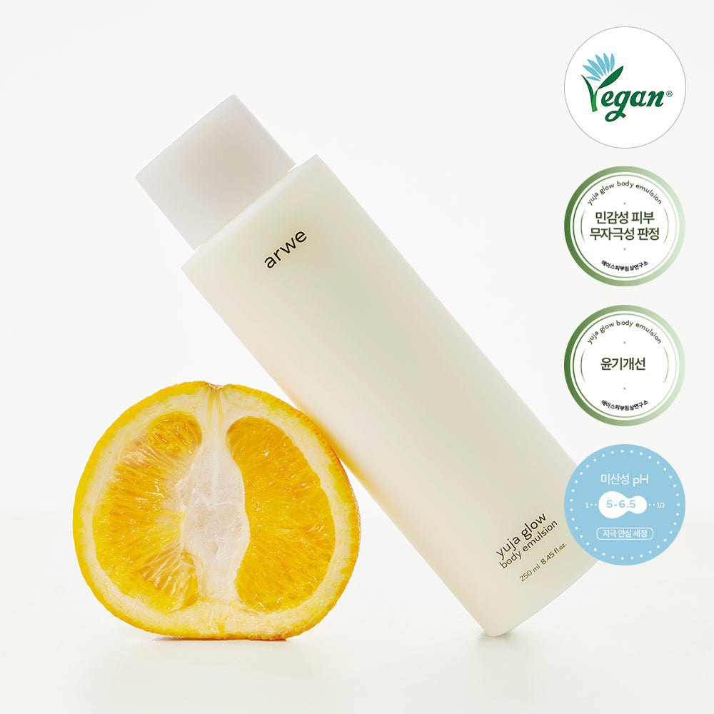 [ARWE] 3 types of Arbe Yuja body line (body wash/emulsion/body scrub)
