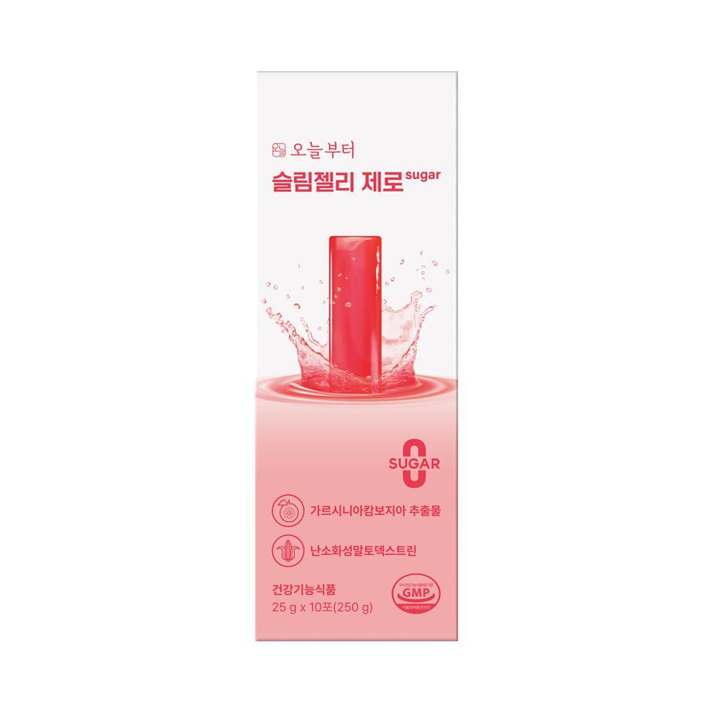 [from to day] Starting today, 10 packets of Slim Jelly Zero Sugar Pomegranate Flavor (10-day supply)