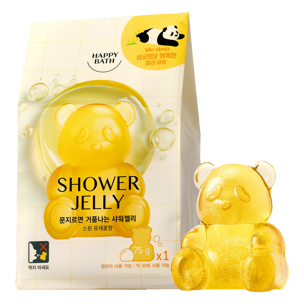 [Happybath] Happy Bath Original Collection Shower Jelly 75g 2 types (bamboo/rape flower)