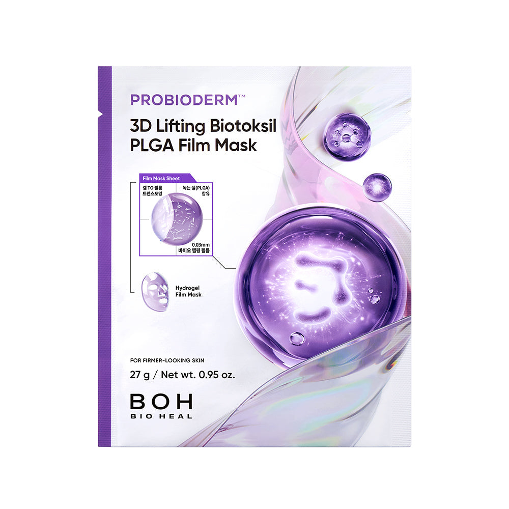 [BOH] Biohealbo Probioderm 3D Lifting Biotoxyl PLGA Film Mask 1 sheet/5+1 sheet plan