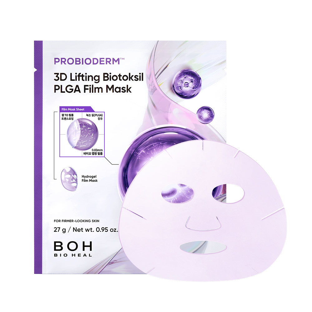 [BOH] Biohealbo Probioderm 3D Lifting Biotoxyl PLGA Film Mask 1 sheet/5+1 sheet plan