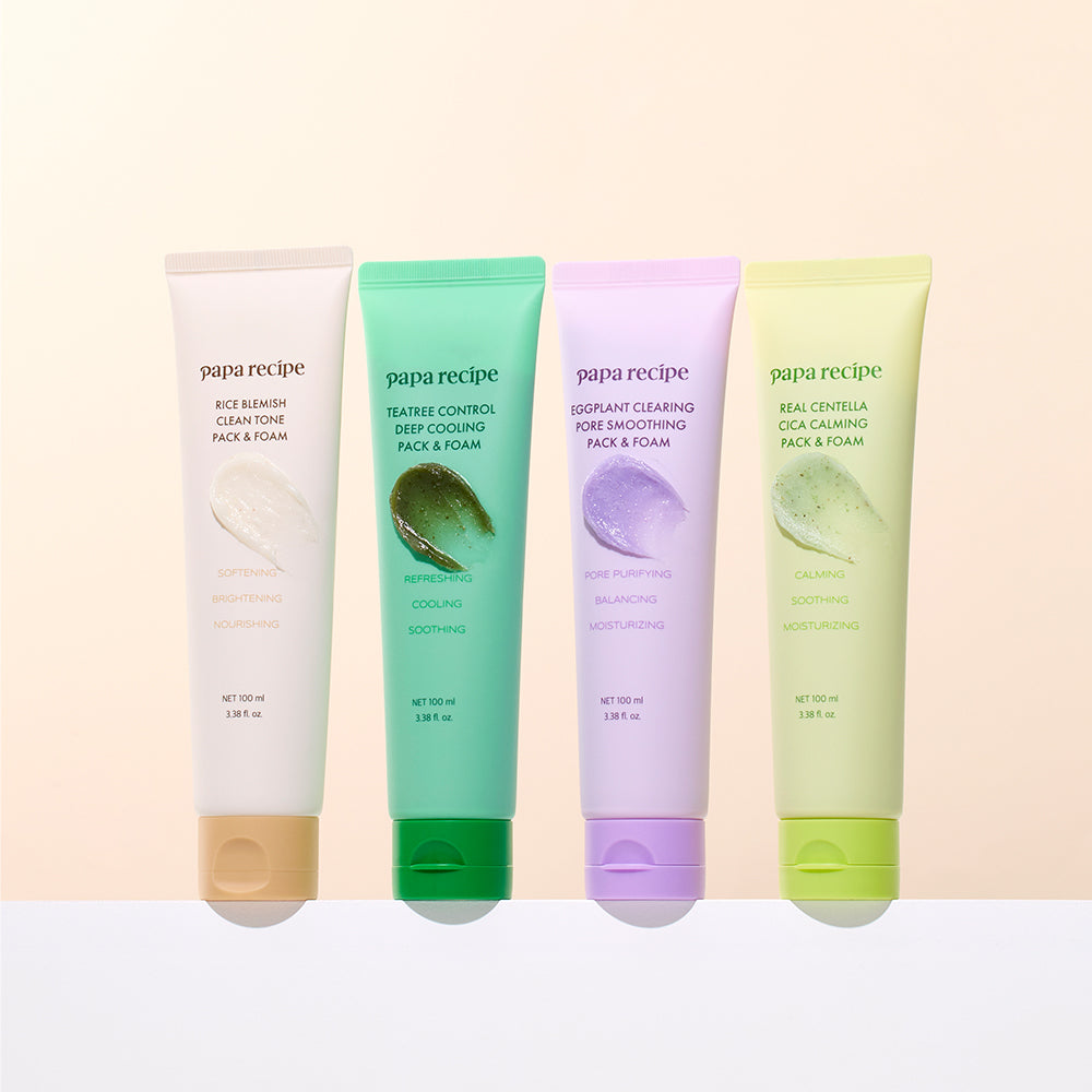 [Papa Recipe] Papa Recipe Gelato Pack Reiniger 100ml 4 Typen (Reis, Aubergine, Teebaum, Centella)