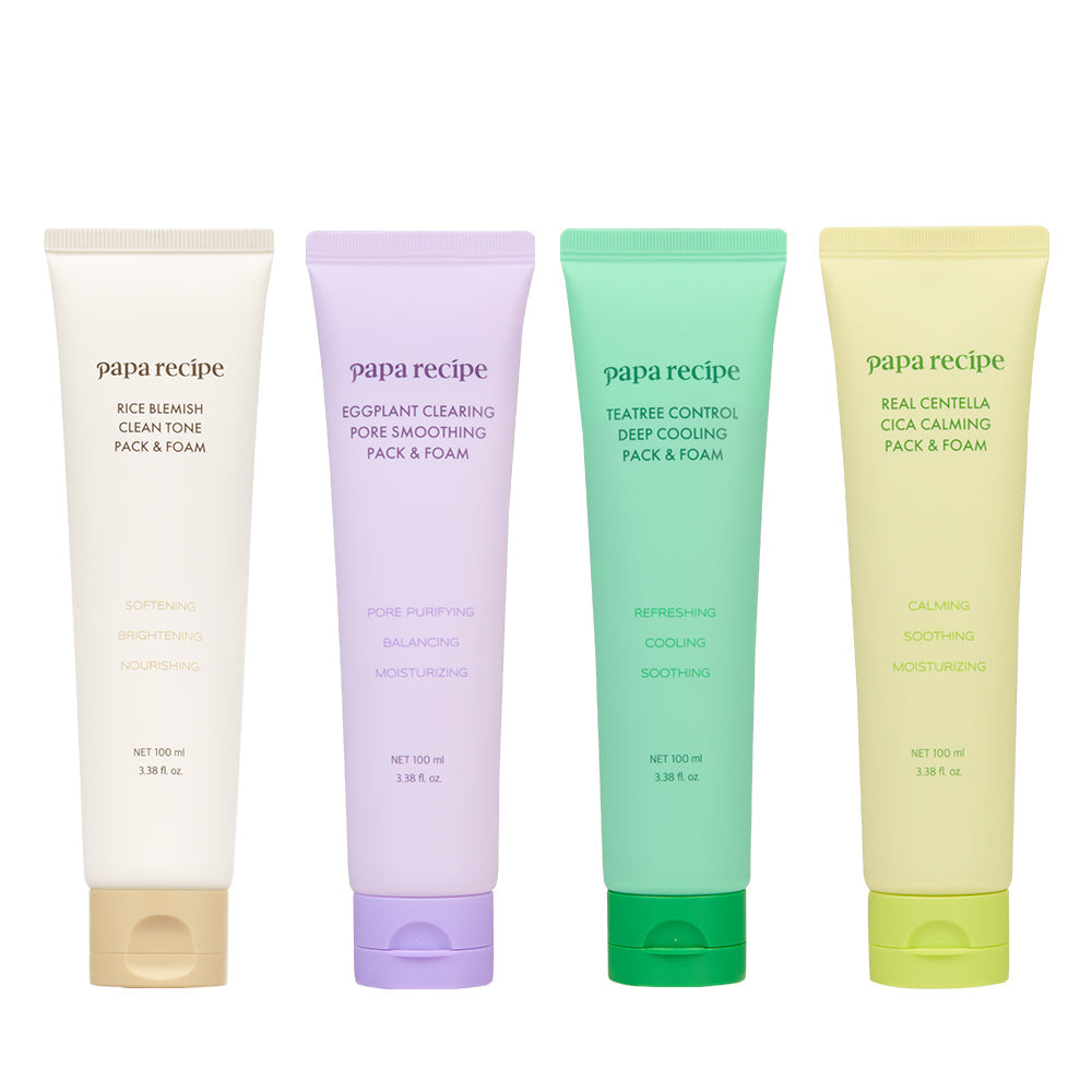 [Papa Recipe] Papa Recipe Gelato Pack Reiniger 100ml 4 Typen (Reis, Aubergine, Teebaum, Centella)