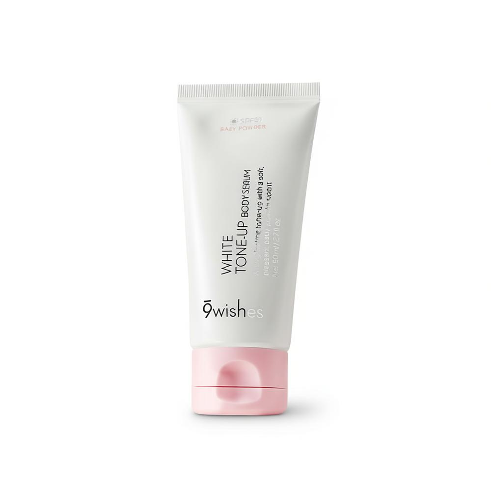 [Nine Wishes] Nine Wishes White Tone-Up Body Serum 80ml (Baby Powder Fragrance)