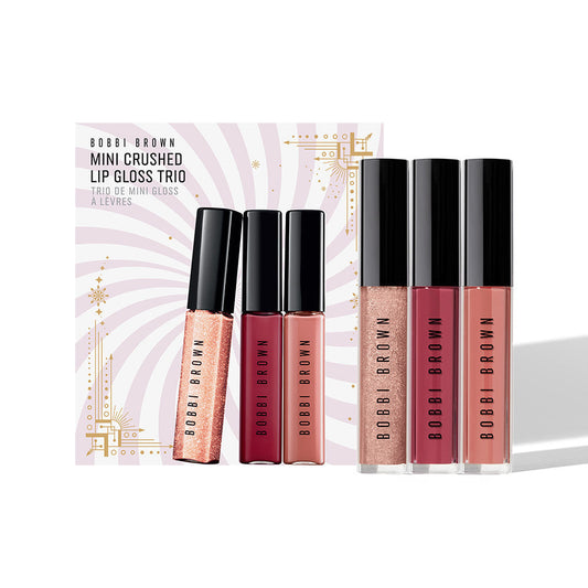 [BOBBI BROWN] Bobbi Brown Mini Crushed Lip Oil Trio (Slow Jam + In the Buff + Bear Sparkle)