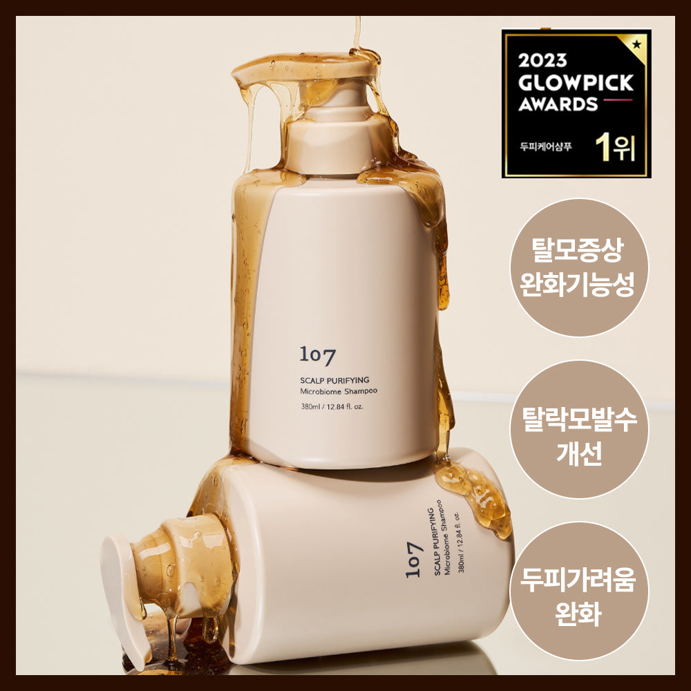 [107] One O Seven Scalp Purifying Microbiome Shampoo 380ml