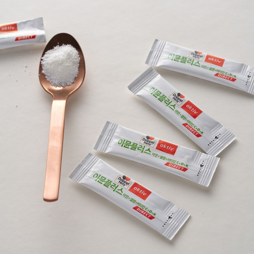 [Doppelherz] Doppelhertz Immune Plus Zinc+Selenium+Vitamin C+D+K 20 packets (20-day supply)