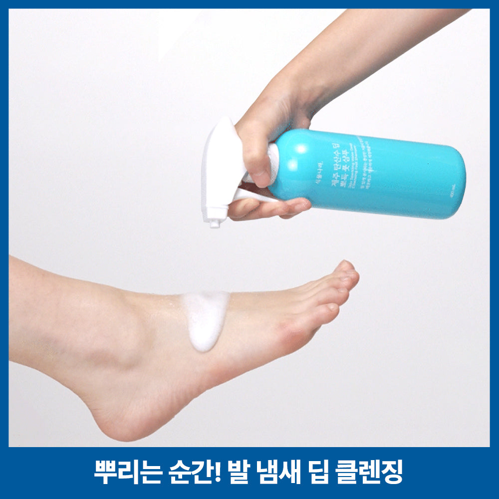 [Shingmulnara] Botanara Jeju Carbonated Water Deep Pouty Foot Shampoo 400ml