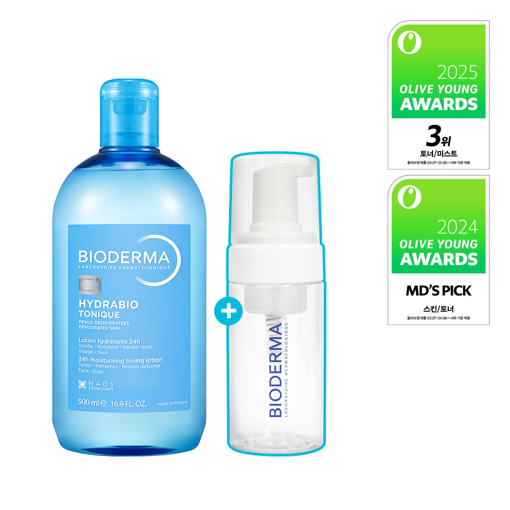 [BIODERMA] Bioderma Hydrabio Toner 500ml special (+foam container)