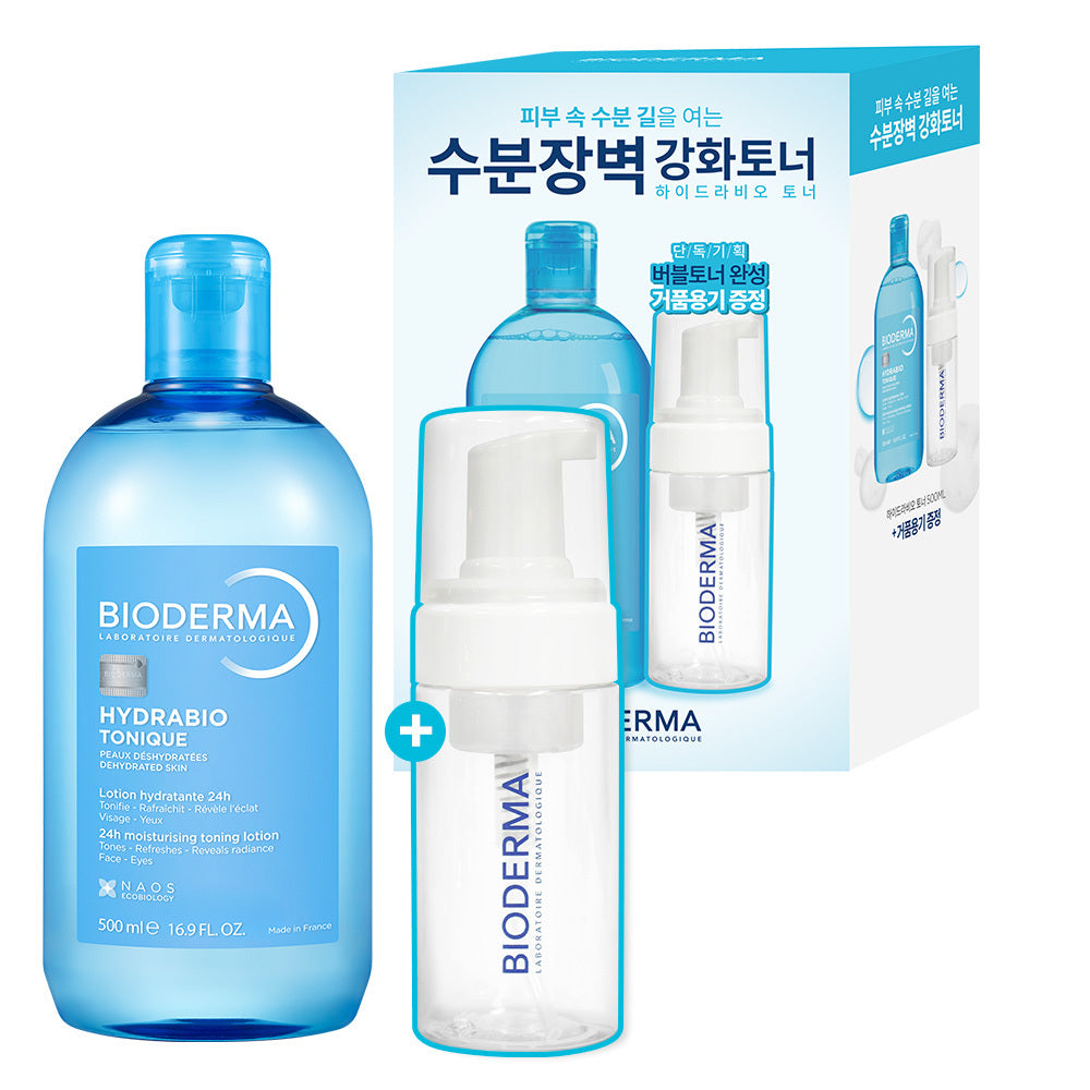 [BIODERMA] Bioderma Hydrabio Toner 500ml special (+foam container)