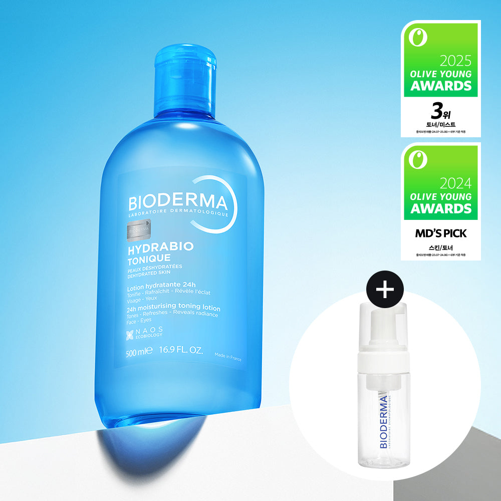 [BIODERMA] Bioderma Hydrabio Toner 500ml special (+foam container)
