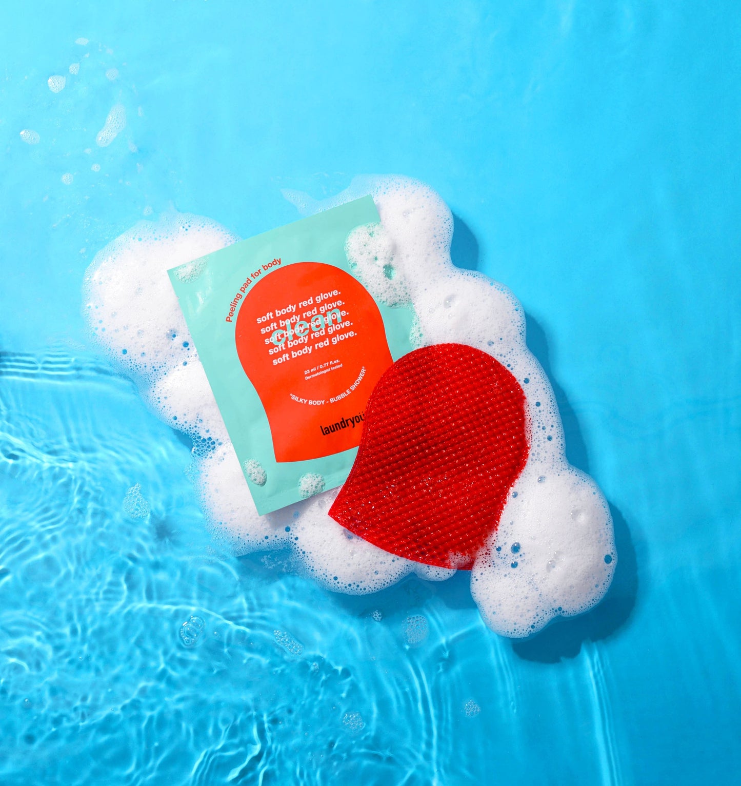 [LAUNDRYOU] Laundryu Soft Body Red Glove 1 sheet/5 sheets