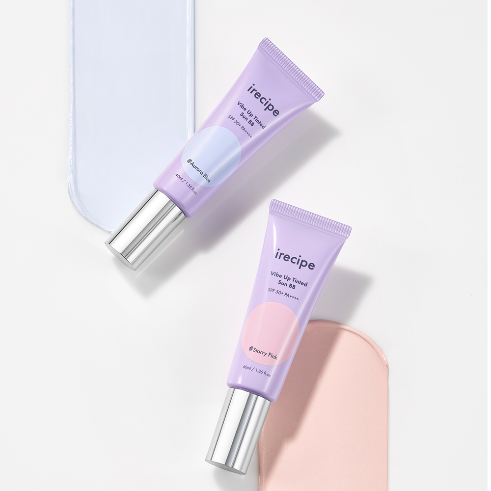 [Recipe] iRecipe Vibe Up Tinted Sun BB Starry Pink/Aurora Blue 40ml