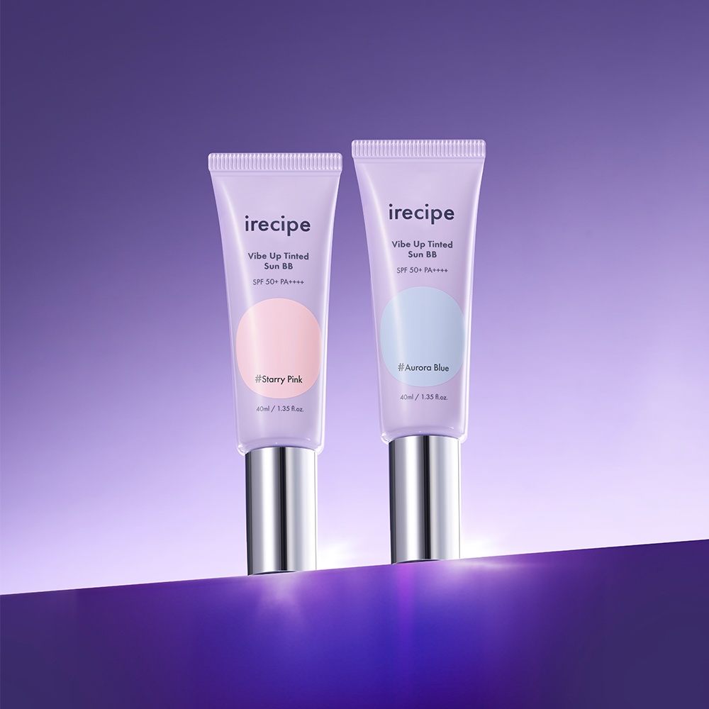 [Recipe] iRecipe Vibe Up Tinted Sun BB Starry Pink/Aurora Blue 40ml