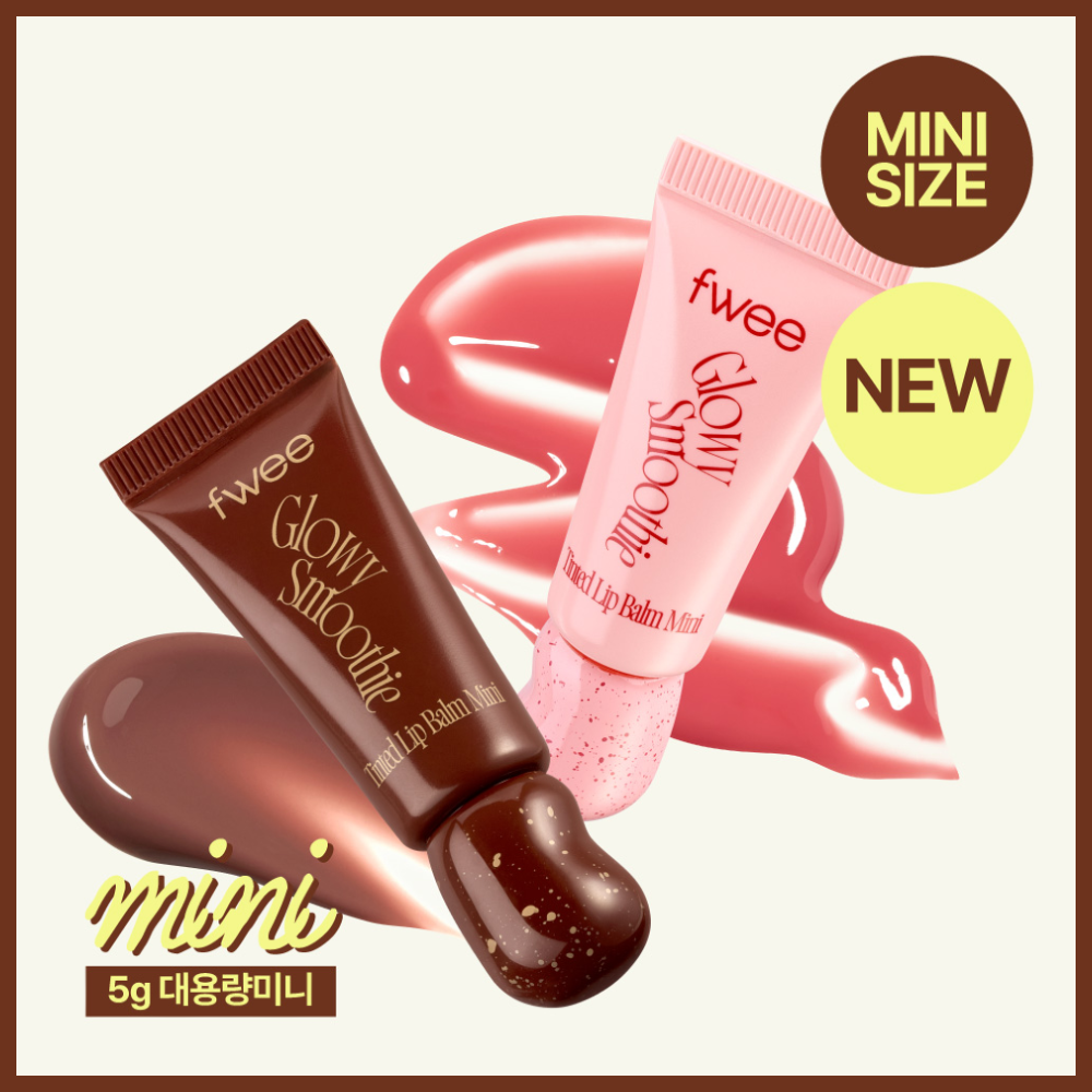 [FWEE] Puy Gloy Smoothie Tinted Lip Balm Mini 5g 6 types